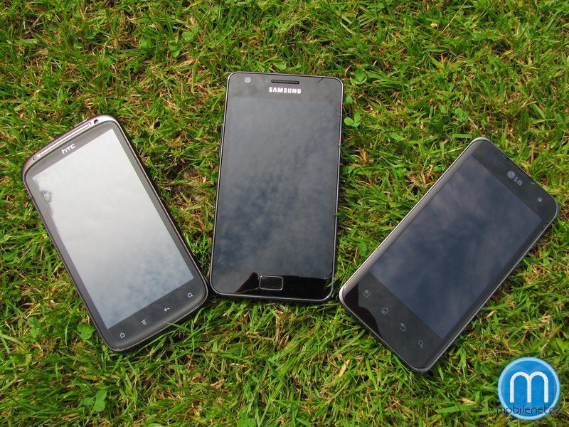 HTC Sensation, LG Optimus 2X, Samsung Galaxy S II