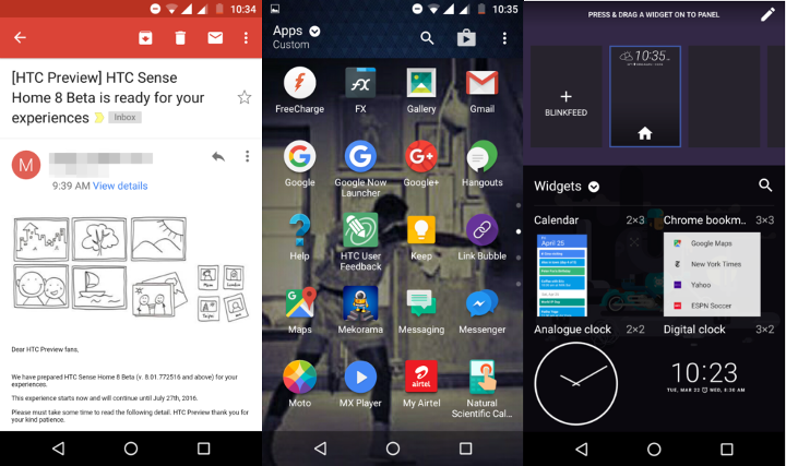 HTC Sense Home 8 Beta