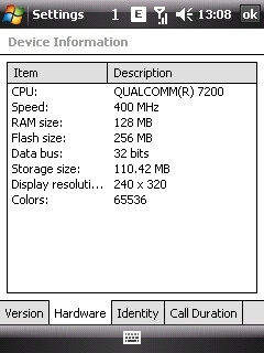 HTC Touch Cruise P3650