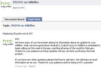 HTC Wildfire update on Android 2.2 Froyo