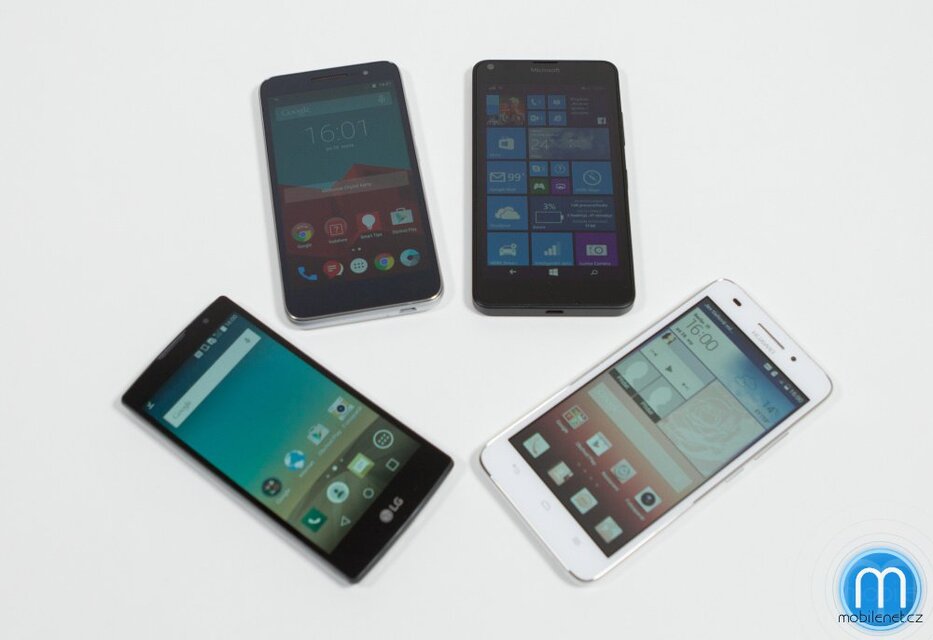 Huawei Ascend G620s, LG Spirit, Microsoft Lumia 640, Vodafone Smart prime 6