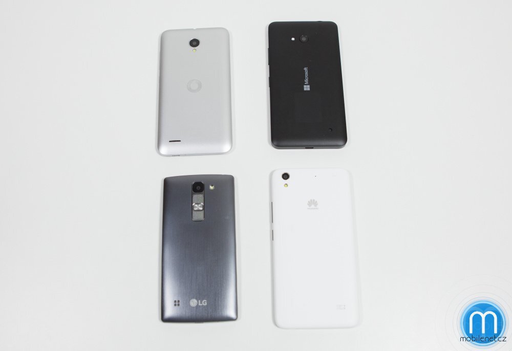 Huawei Ascend G620s, LG Spirit, Microsoft Lumia 640, Vodafone Smart prime 6