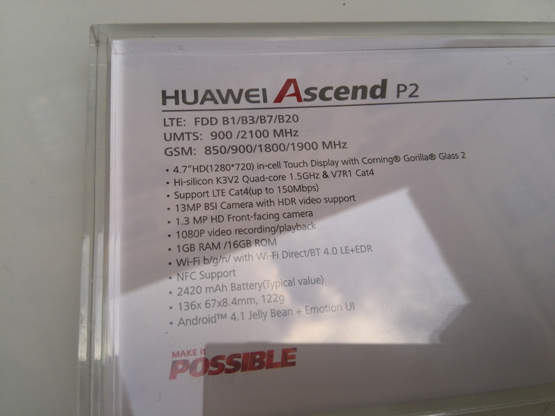 Huawei Ascend P2