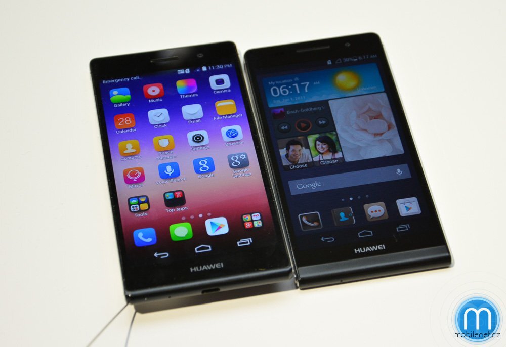 Huawei Ascend P7 vs. P6