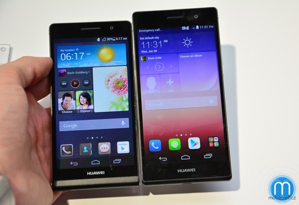 Huawei Ascend P7 vs. P6