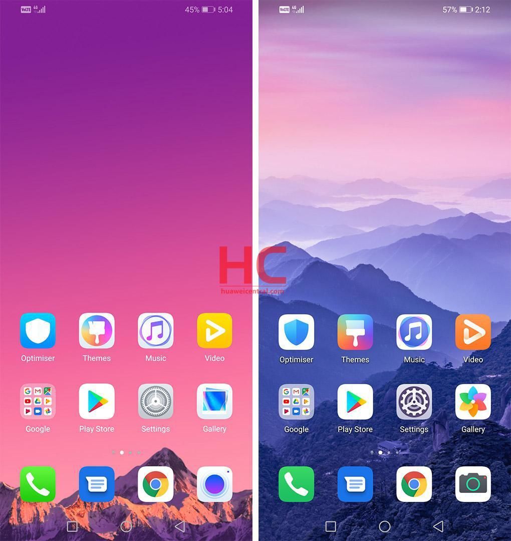 Huawei EMUI 9.1 vs. EMUI 10