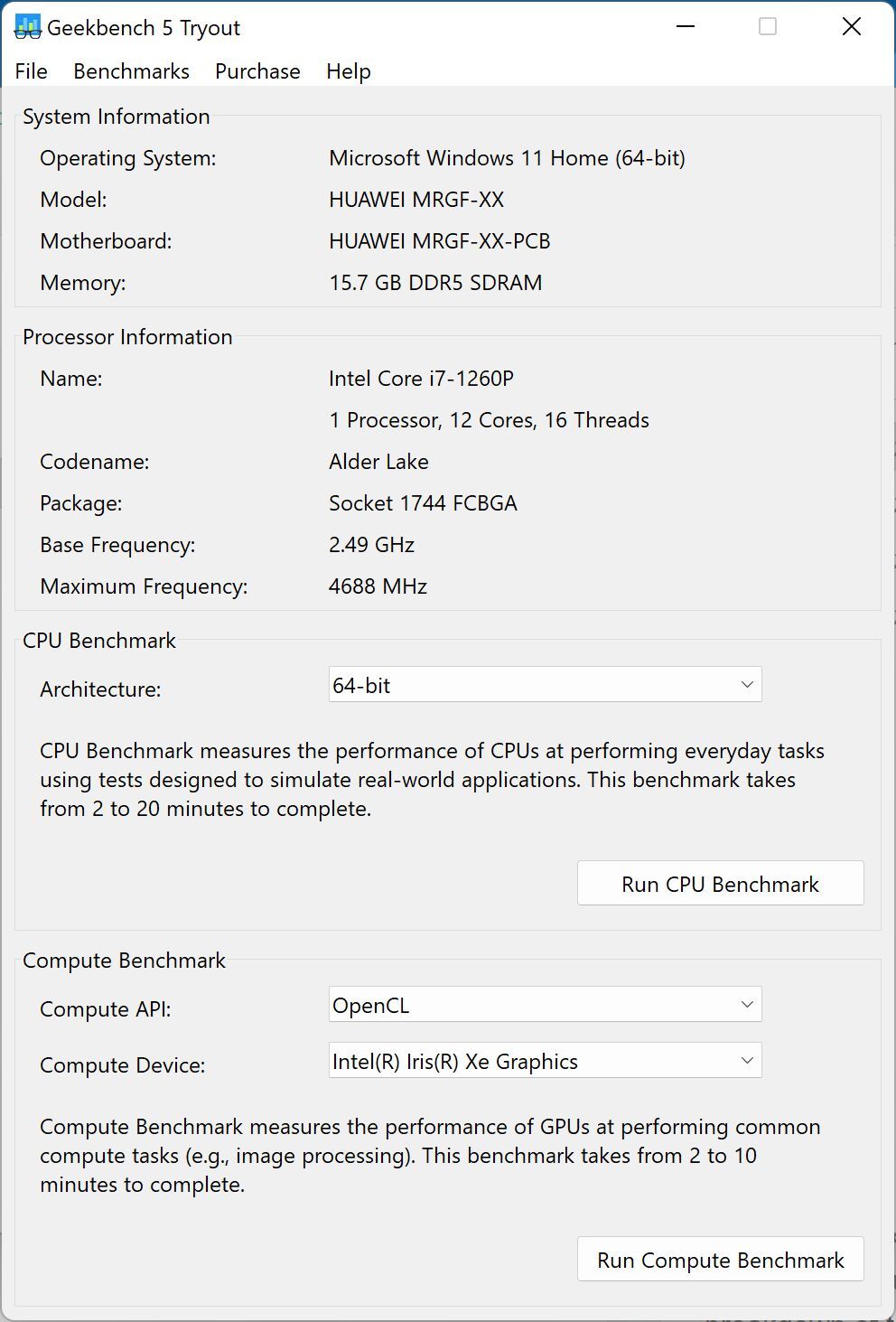 Huawei MateBook X Pro (2022)