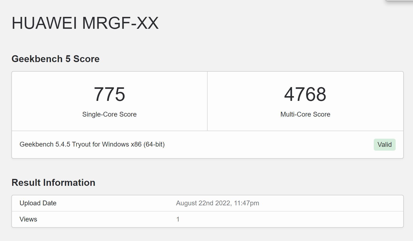 Huawei MateBook X Pro (2022)