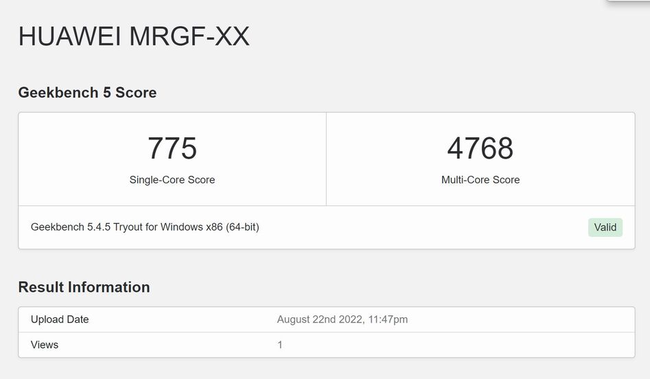 Huawei MateBook X Pro (2022)