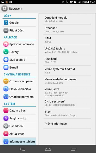 Huawei MediaPad M1 8.0