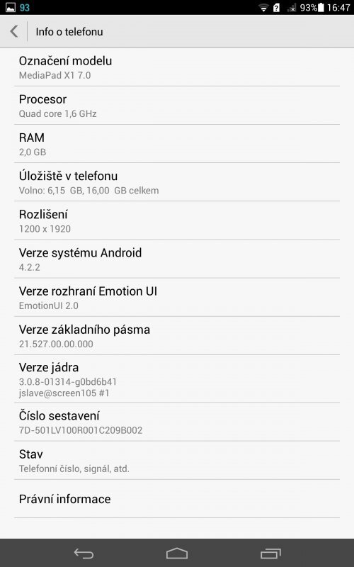 Huawei MediaPad X1 7.0