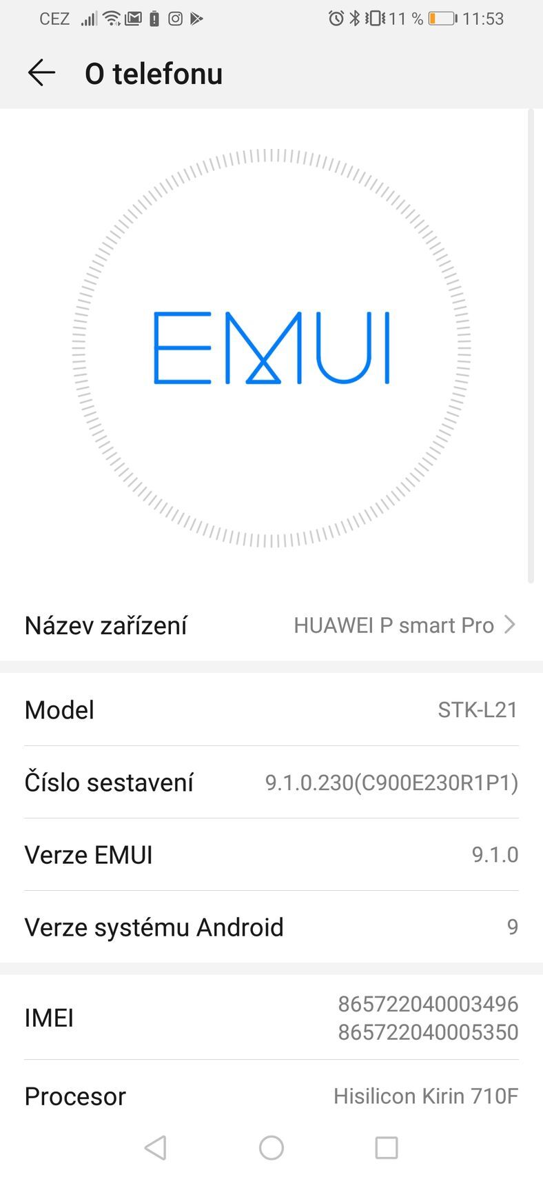 Huawei P smart Pro