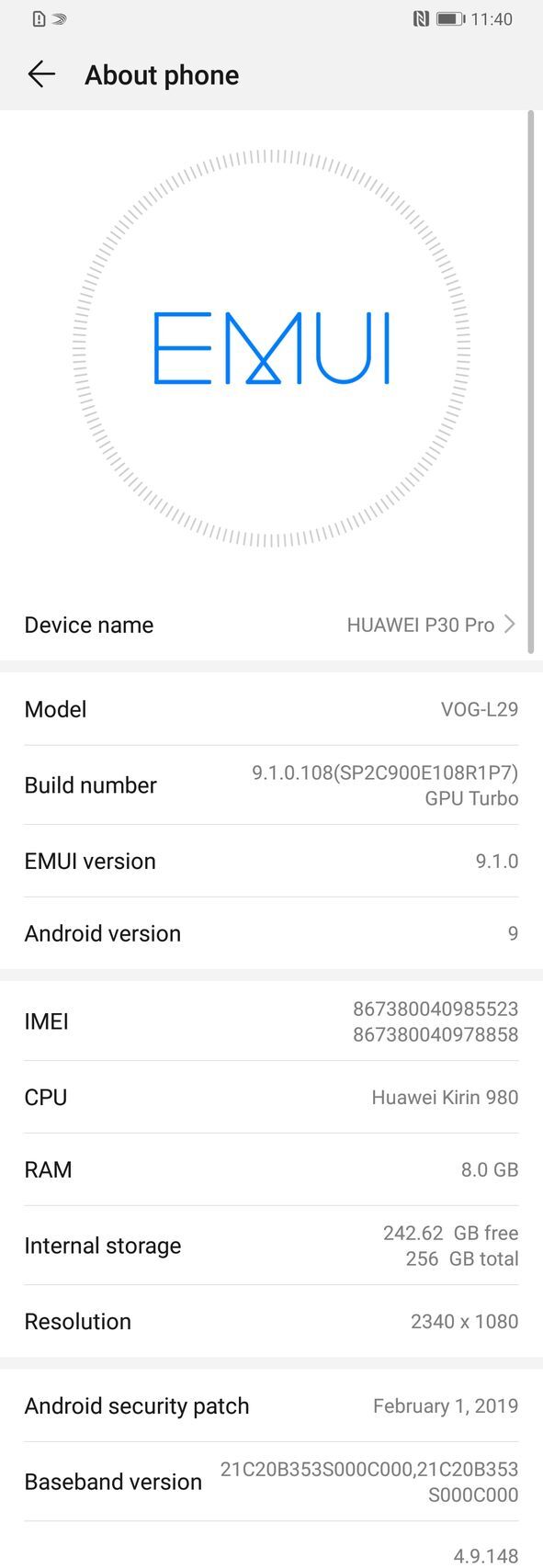 Huawei P30 Pro