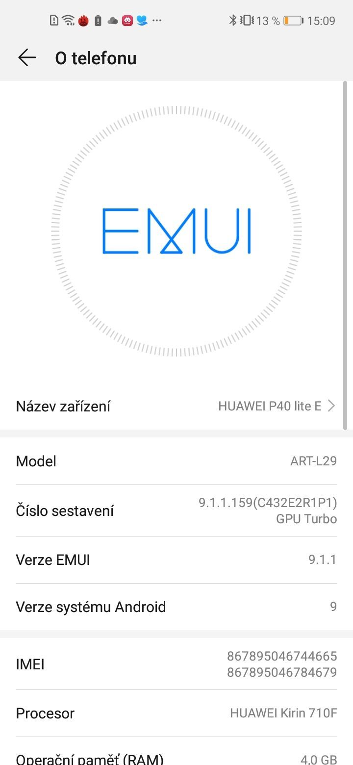 Huawei P40 Lite E