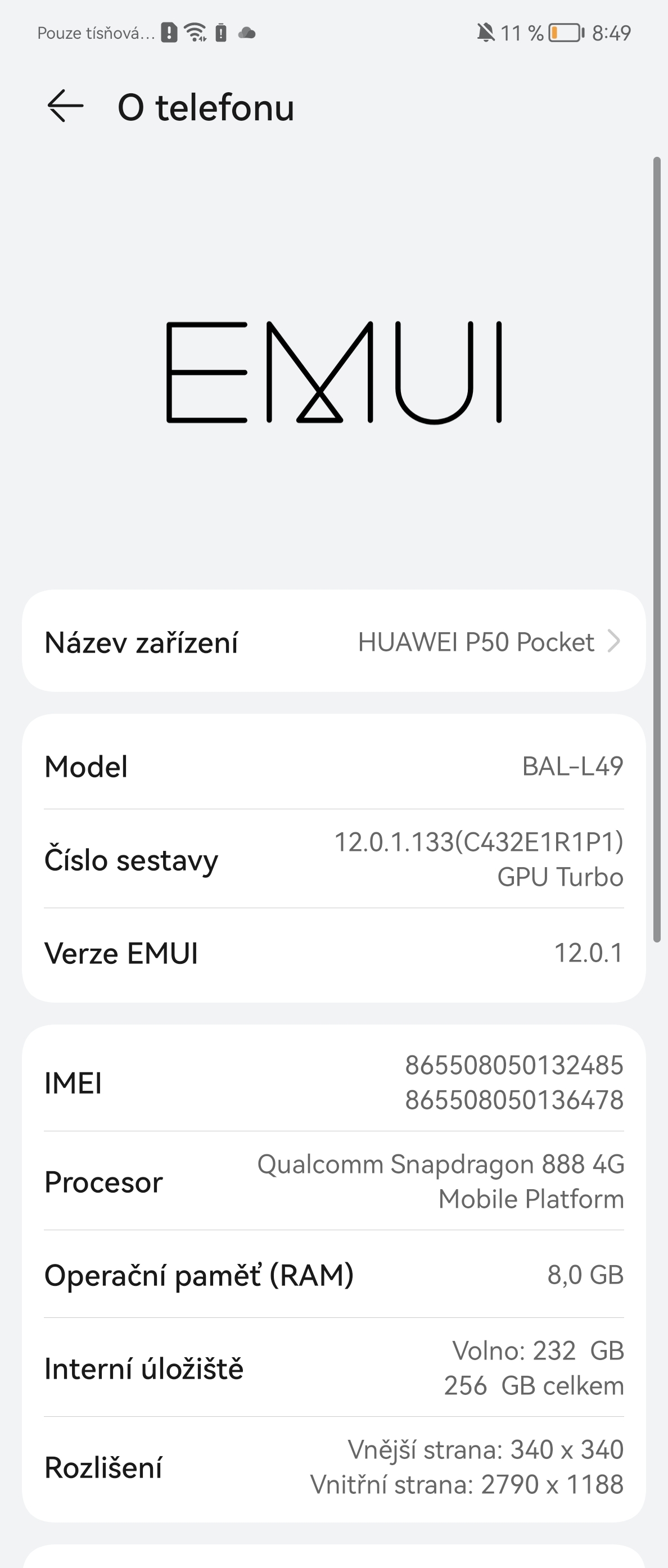 Huawei P50 Pocket