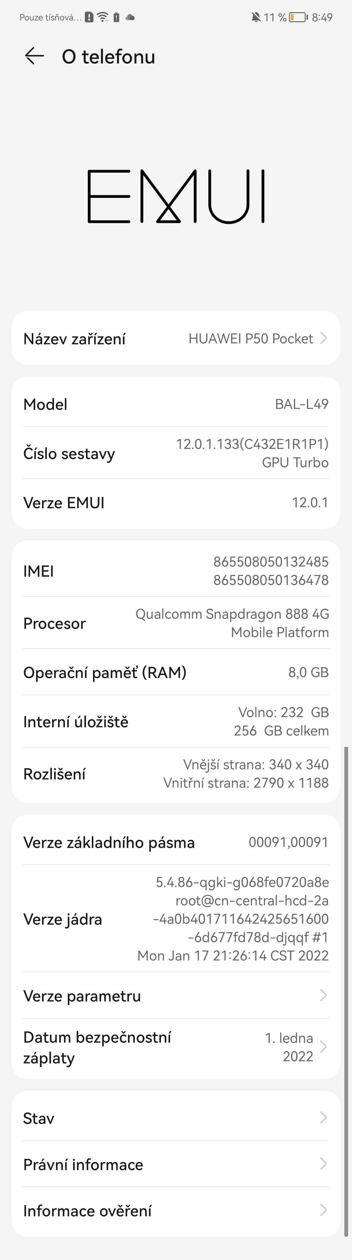Huawei P50 Pocket