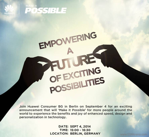 Huawei pozvánka - IFA 2014
