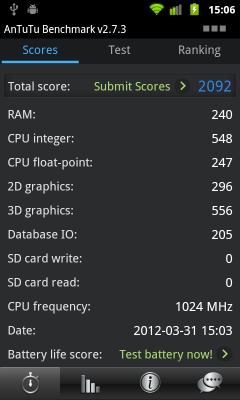 Huawei Vision - AnTuTu Benchmark