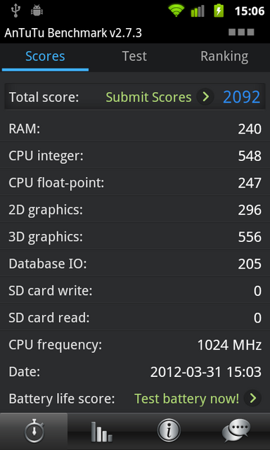 Huawei Vision - AnTuTu Benchmark