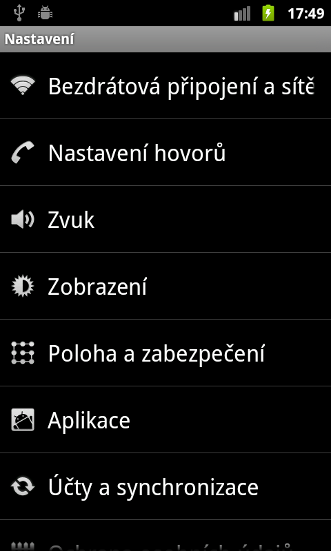 Huawei Vision - system screenshot