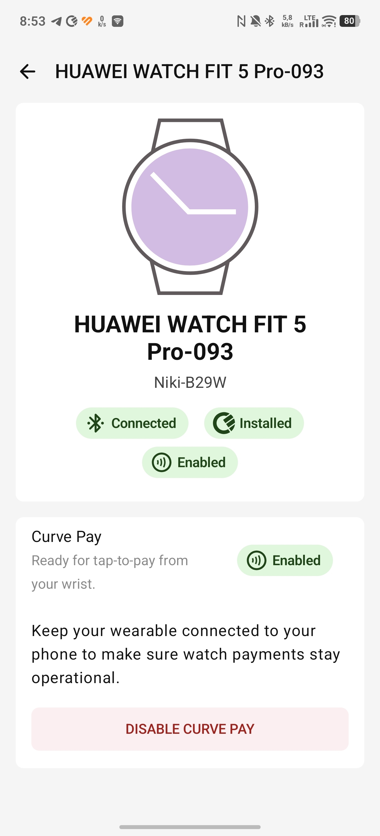 Huawei Watch Fit 5 Pro