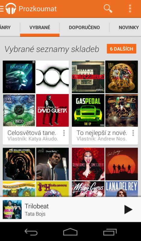 Hudba Google Play