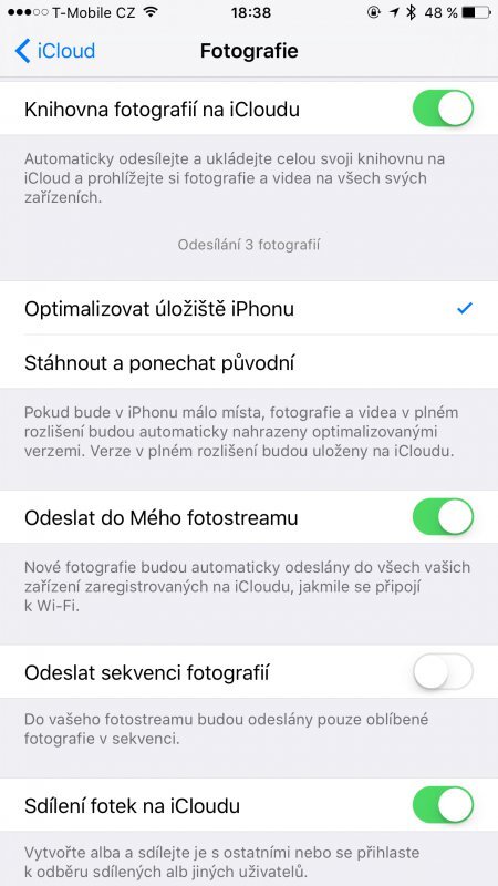 iCloud Fotky