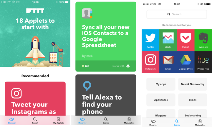 IFTTT ios 1