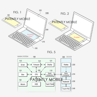 Samsung si patentoval notebook s tabletofonním dockem