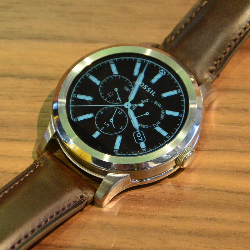 fossil q strava