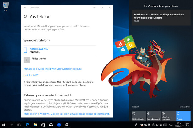 Nový Build Windows přináší propojení s Androidem