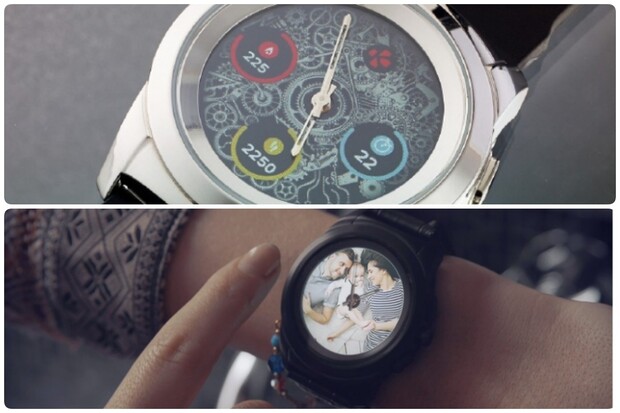 Chytré hodinky ZeTime spojují dotykový displej s mechanickými ručičkami