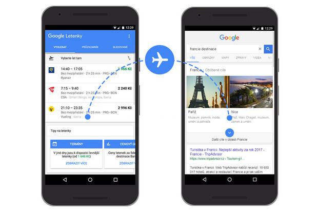 Google Vyhledávač vám konečně pomůže s cestováním i v češtině