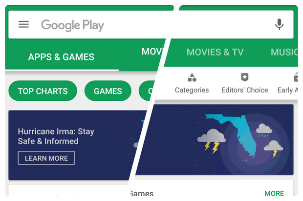 Nový design Obchodu Google Play jde do světa 