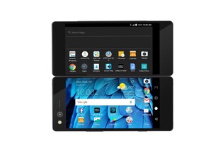 ZTE Axon M oficiálně. Je to skládací telefon, který nastiňuje možnou budoucnost