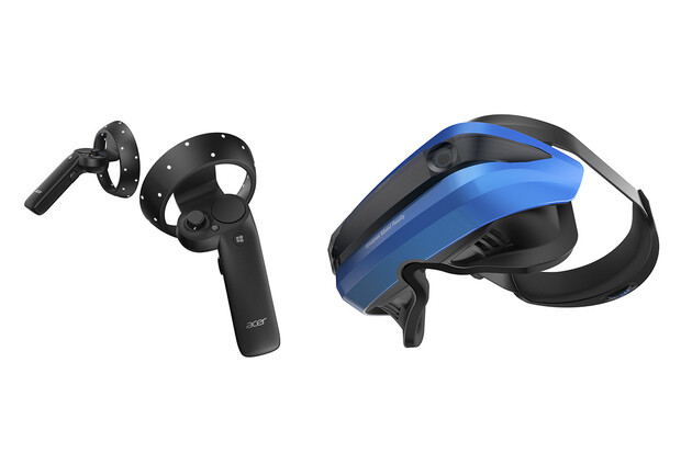 Headset Acer Windows Mixed Reality s pohybovými ovladači je v prodeji