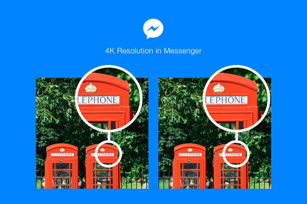 Sdílejte momentky kvalitněji, Facebook Messenger nově pošle až 4K fotografie