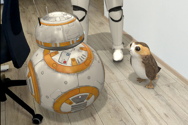 Majitelé Pixelů se mohou přemístit do světa Star Wars díky AR Stickers