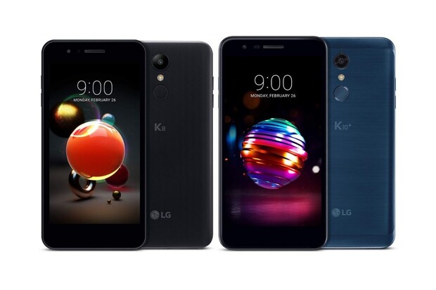 LG inovuje, představilo novinky K8 a K10 (2018) s HD displeji