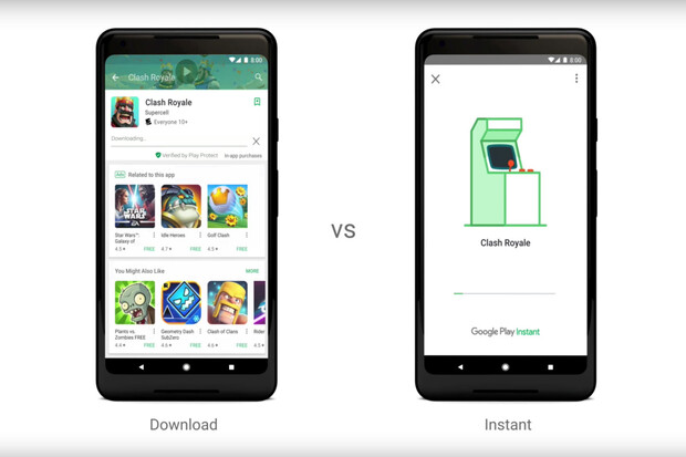 V Google Play si můžete nově vyzkoušet hry bez jejich instalace