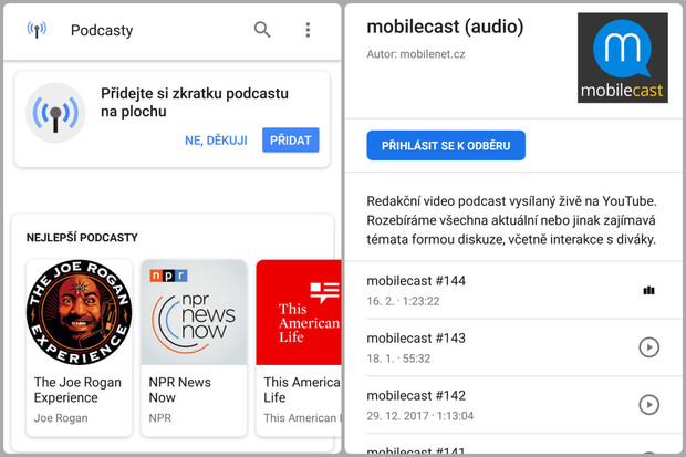 Google má novou „aplikaci“ pro podcasty a není ji nutné ani stahovat