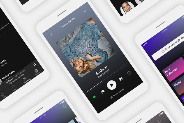 Spotify je nyní přívětivější k neplatícím uživatelům. Mohou si vybírat skladby