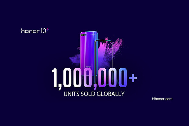Honor 10 to rozjíždí ve velkém, prodalo se jej přes milión kusů