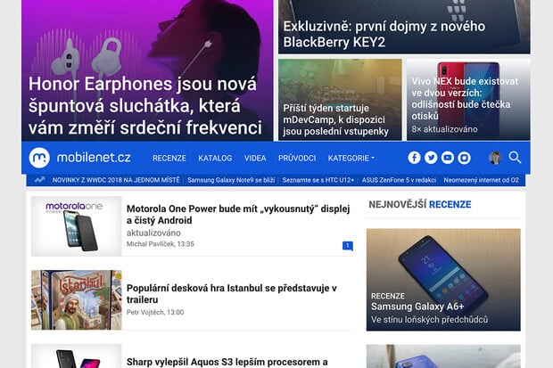 Spouštíme novou a přehlednější podobu úvodní stránky mobilenet.cz