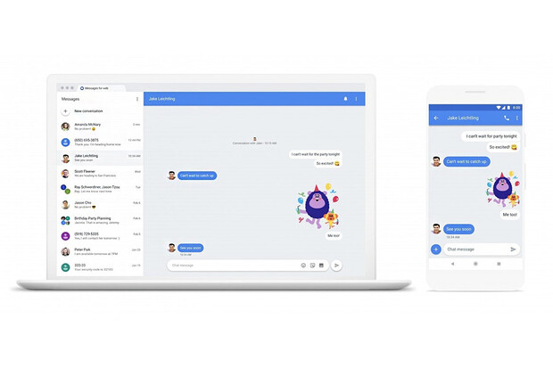 Google zpřístupňuje Zprávy pro Android nově i na webu