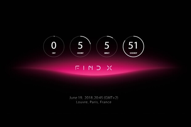 Sledujte premiéru Oppo Find X on-line: dnes od 20:45