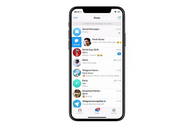 Telegram umožní označit zprávu jako nepřečtenou a zrychlí hlasové zprávy