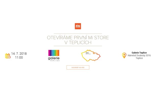 Další Mi Store se otevře v Teplicích. Xiaomi přihodí ještě více slev