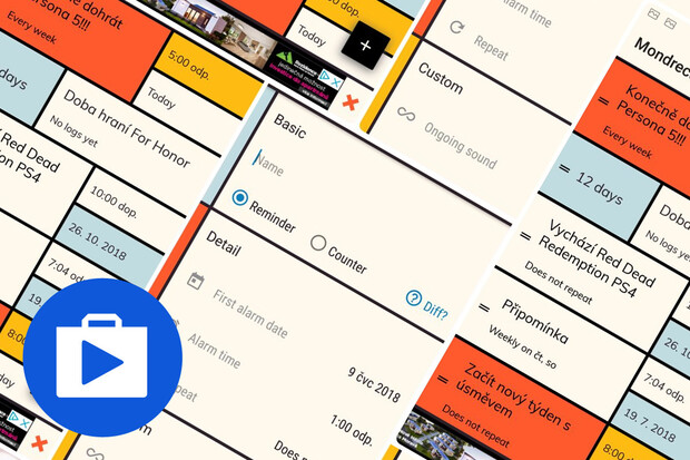 Připomínky a úkoly v hezkém kabátku a pomocník pro PC hráče