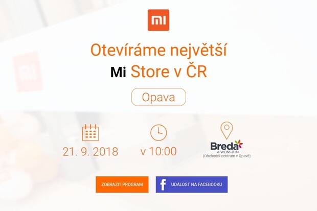 Další Mi Store se otevře v Opavě. Xiaomi nabídne tři telefony za pár stovek